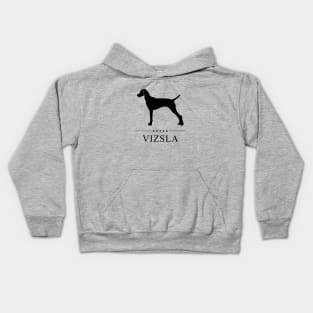 Vizsla Black Silhouette Kids Hoodie